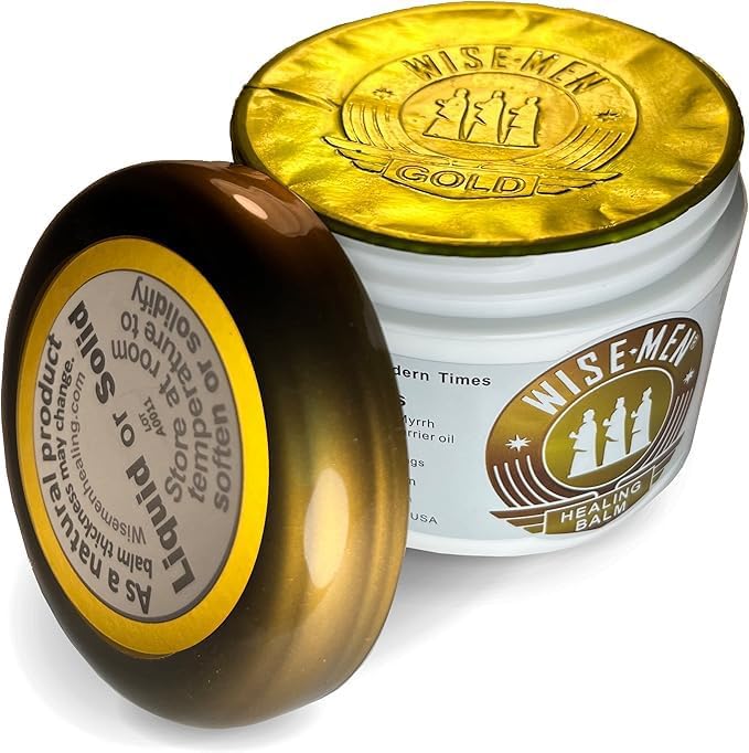 Wise Men Healing Balm with Myrrh and Frankincense Essential Oils for Soothing Nerve Relief Massage - Image 2